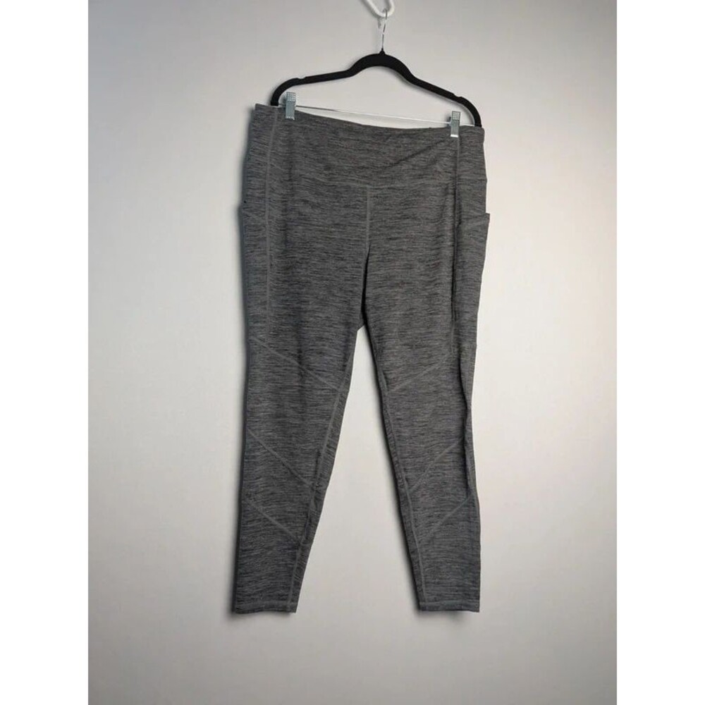 Torrid size 2 7/8 length leggings gray active 2X